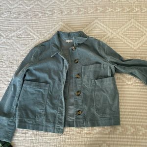 Whimsy + Row Blue Corduroy Jacket